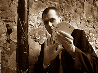 Un ventail de cartes