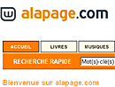 Capture d'écran de l'ancienne page d'accueil alapage.com développée selon les standards.