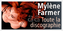 Publicit pour la discographie complte de Mylne Farmer.